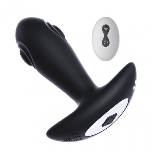 MizzZee - Reggie Two Sides Tapping Anal Plug (Wireless Remote - Chargeable)